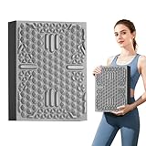 HAPBEAR Exercise Balance Pad - 15'x12' Non-Slip Textured Foam Balance Pad with 2-in-1 Stability & Massage - 2.2' Thick TPE Layer with Soft Cushioning + EVA Massage Layer for Physical Therapy, Core Training & Massage