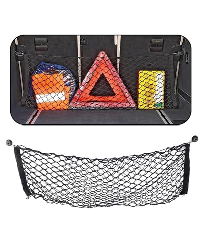 Filet de rangement en nylon résistant pour bloquer les objets dans le coffre - 4