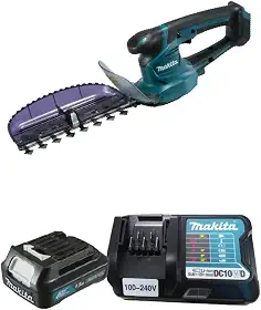 Aparador de Cerca Viva Makita UH201 Bat 12v 1,5Ah BL1016 + Carregador Biv