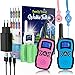 Wishouse Bambini Walkie Talkie Ricaricabili con Caricatore Usb Batterie 2X3000mAh, Famiglia Vox Ricetrasmittenti Lunga Distanza con Lampada Cordini Indossabili Giochi di Campeggio Regali di Compleanno