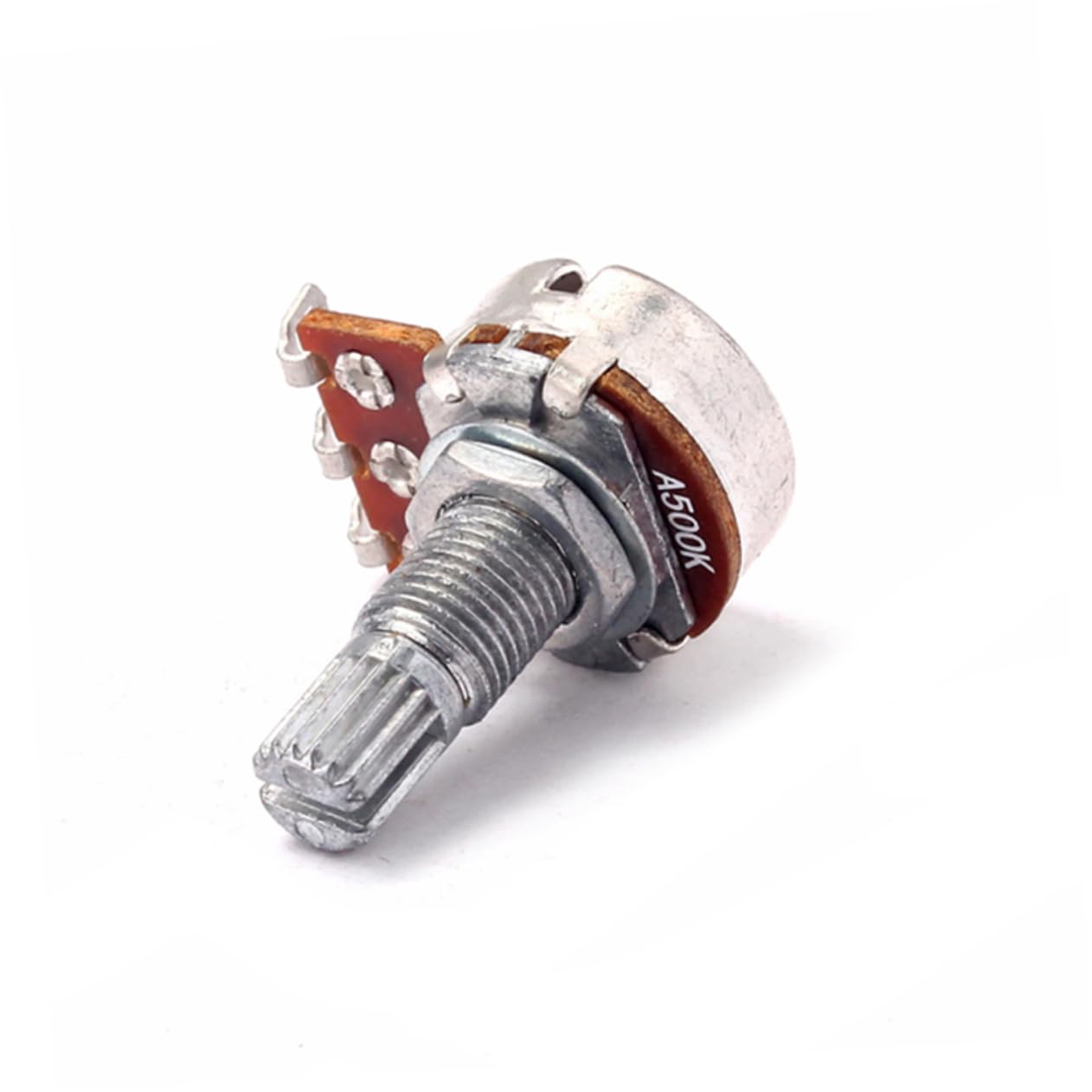 VICASKY Guitar Volume Potentiometer A500k Linear Audio Pots 18mm Long Knurled Split Shaft Potentiometer for Guitar