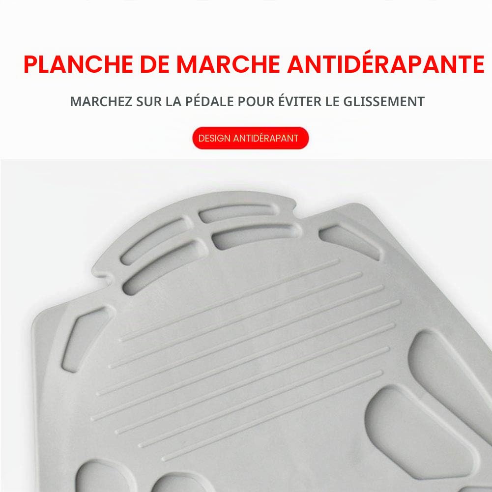 Faderr Pompe à pied, pied pour bateau, air gonflable, bateau matelas canoë, kayak, Taille unique