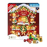Lindt Holiday Teddy Bear Chocolate Candy Advent Calendar, Assorted Chocolates, 4.5 oz.