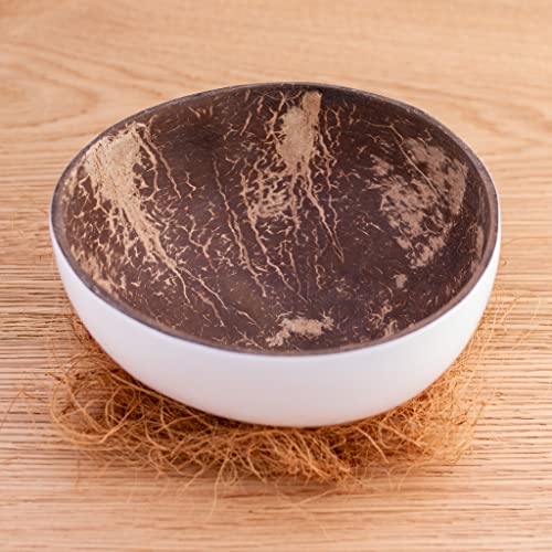 Kaloogo® Cocobowl Pure - Kokosnuss Schale/Dekoschale - weiß Cover