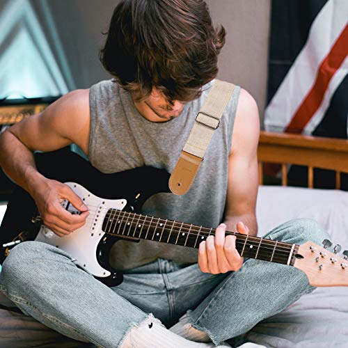 Milisten Et Ceinture En Coton Et Double Avec Pour Extrémités Des Épaules Sangle De Guitare Réglable Musical Beige… - Les Beatles, Paul McCartney, John Lennon, RIngo Starr, George Harrison Milisten Et Ceinture En Coton Et Double Avec Pour Extrémités Des Épaules Sangle De Guitare Réglable Musical Beige… – Image 8