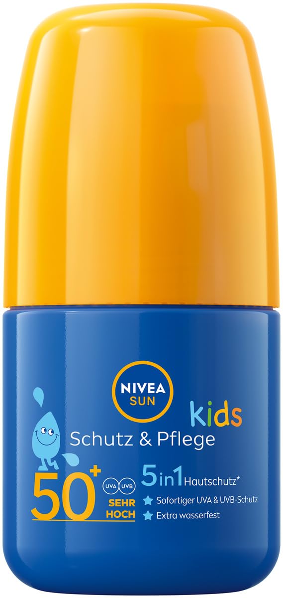 Nivea Sun Kids Protección y cuidado de los rodillos solares SPF50+, (50 ml)