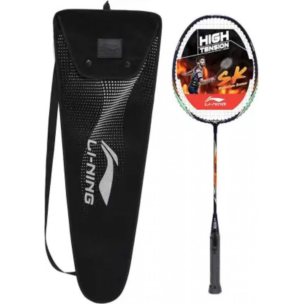 Li-Ning XP 888-Srikanth Signature Series Aluminum-Alloy Isometric Strung Badminton Racquet (Navy/Green) with Cover-image-38