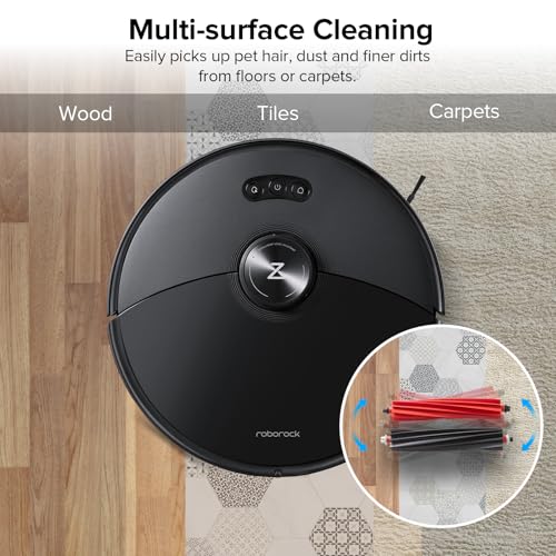 Image of roborock Dual Main Brush Replacement for S8 MaxV Ultra, S8 Max Ultra, Robot Vacuum Cleaner, Two Roller Brushes Included, Roller Brush Accessories Kit