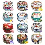 Christmas Gift Sets, Primevolve Scented Candles of 12 Bulk Home Aromatherapy Candles with Fragrances, Gift for Women, Candlelight Dinner Spa Bath