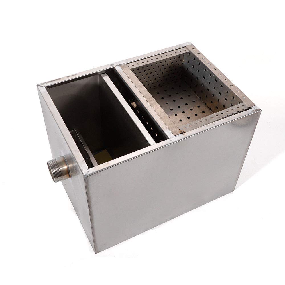 Separador de grasa, acero inoxidable, 50 m3/h, para restaurante cocina y aguas residuales