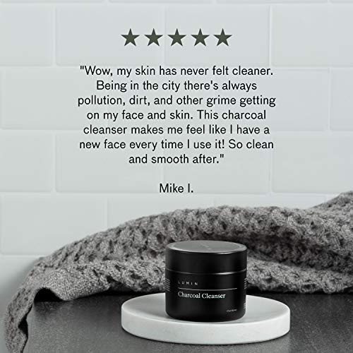 image for Men’s No-Nonsense Charcoal Cleanser (1.7 oz.): Unclog Pores of Oil, 