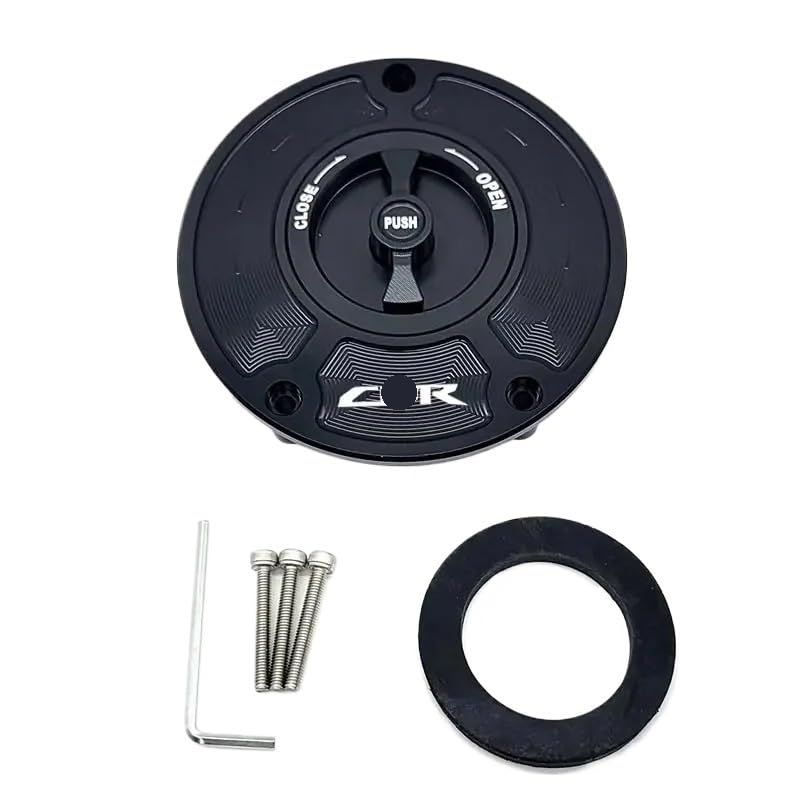 Bouchon d'essence de moto en aluminium CNC sans clé pour CBR 600 F4 F3 F2
