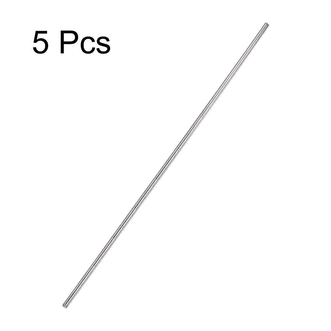 Tige Inox 200mm Pour Bricolage 2 Tiges Acier Inoxydable 304 - 8mm X 200mm, Rondes, Pour Modélisme, Bricolage, Arbres De Transmission