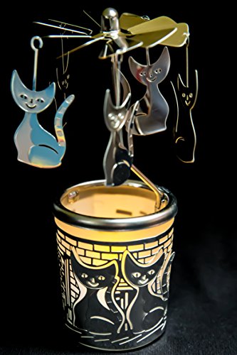 Pyramide/Rondell Silber Teelichtglas im Geschenkkarton Set inkl....