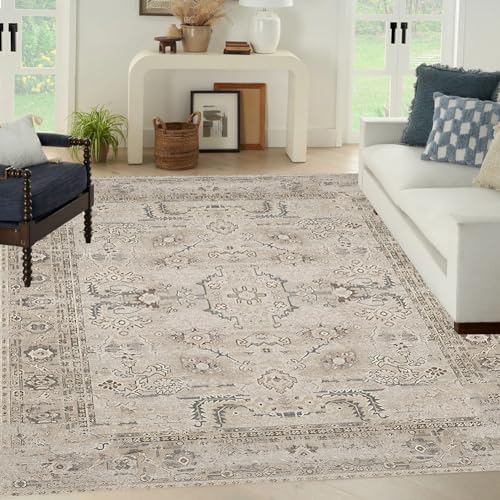 7x12 Rug Amazon.com: Oriental Vintage Beige Grey 7x12 Area Rug for Living Room ...