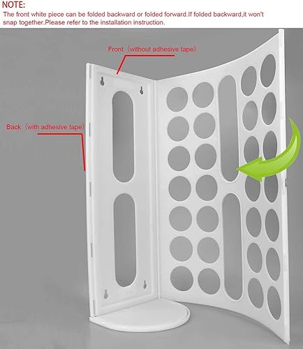 Miniatura 3 de Lunies Soporte para bolsas de plástico, dispensador de bolsas de comestibles de montaje en pared, organizador de almacenamiento de bolsas de basura,