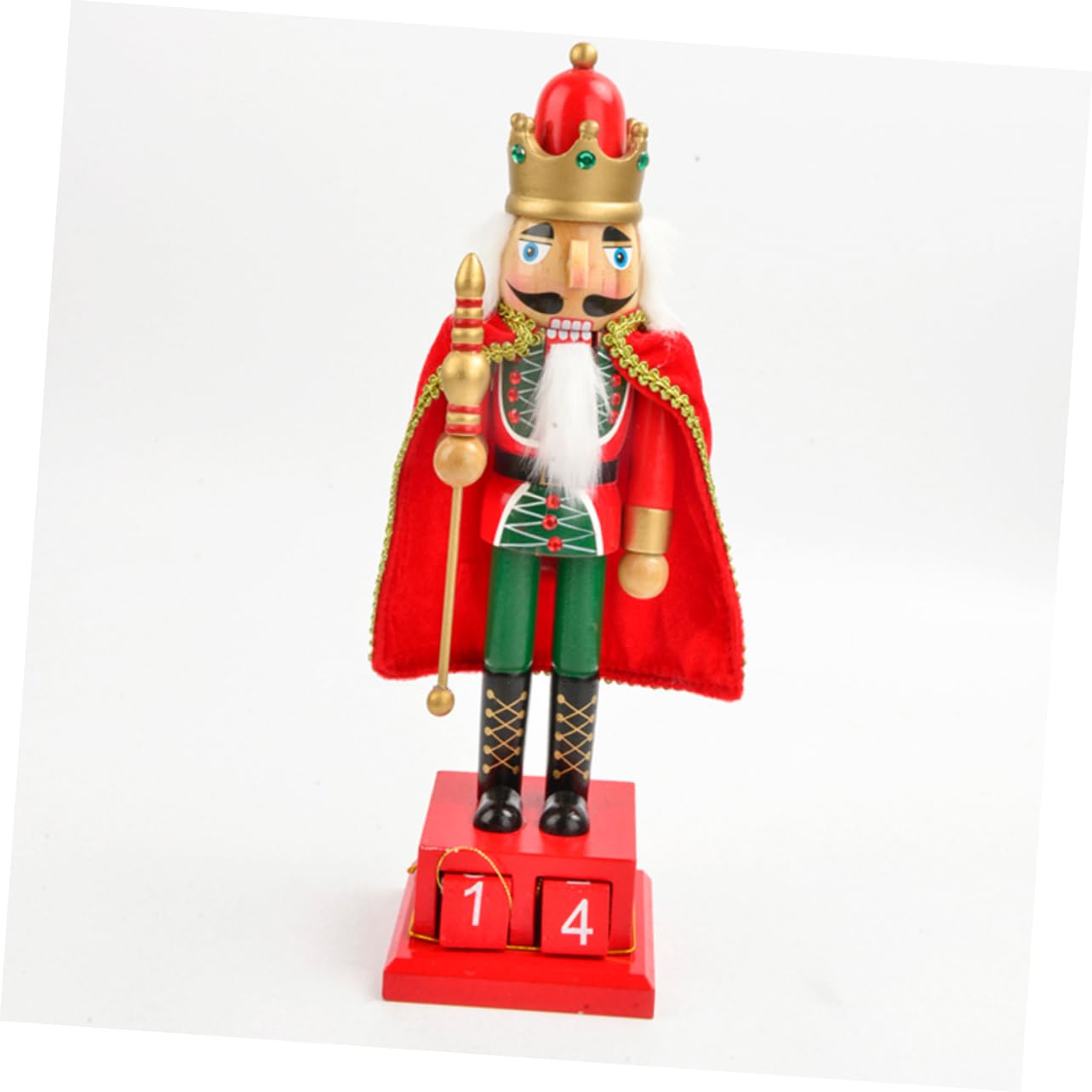 ABOOFAN Adornos De Cascanueces De Navidad De Madera Soldado De Figura De Cascanueces Decoración para Calendario De Regresiva De Navidad para Fiesta