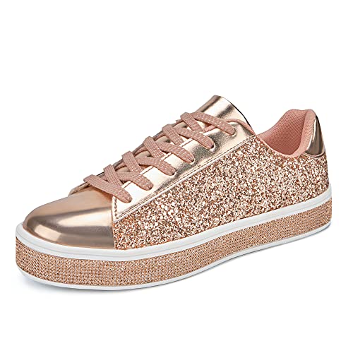 UUBARIS Memory Foam Glitter Shoes