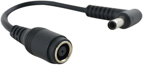 iGuerburn Adaptador de cargador macho hembra de 0.291 in x 0.197 in a 0.177 in x 0.118 in, conector de alimentación para Dell Hp