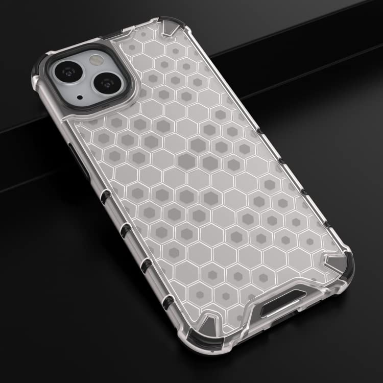 Image of Prime Retail Hard PC Back Case Cover for iPhone 14 Anti Slip Ultra Thin Shockproof Reinforced Corners (Transparent)
