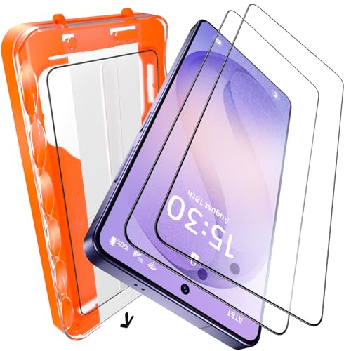 UniqueMe for S26 Ultra Matte Screen Protector - 2 PACK Tempered Glass for Samsung Galaxy S26 Ultra [Anti-Glare & Anti-Fingerprint] Fingerprint Unlocking Easy Installation Bubble-Free 9H Hardness