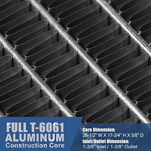 Image of Auto Dynasty Radiator Compatible with 16-20 Lexus UX250H Toyota Prius Prime, DPI 13591 Factory Style 1-Row Cooling Radiator, Aluminum Core