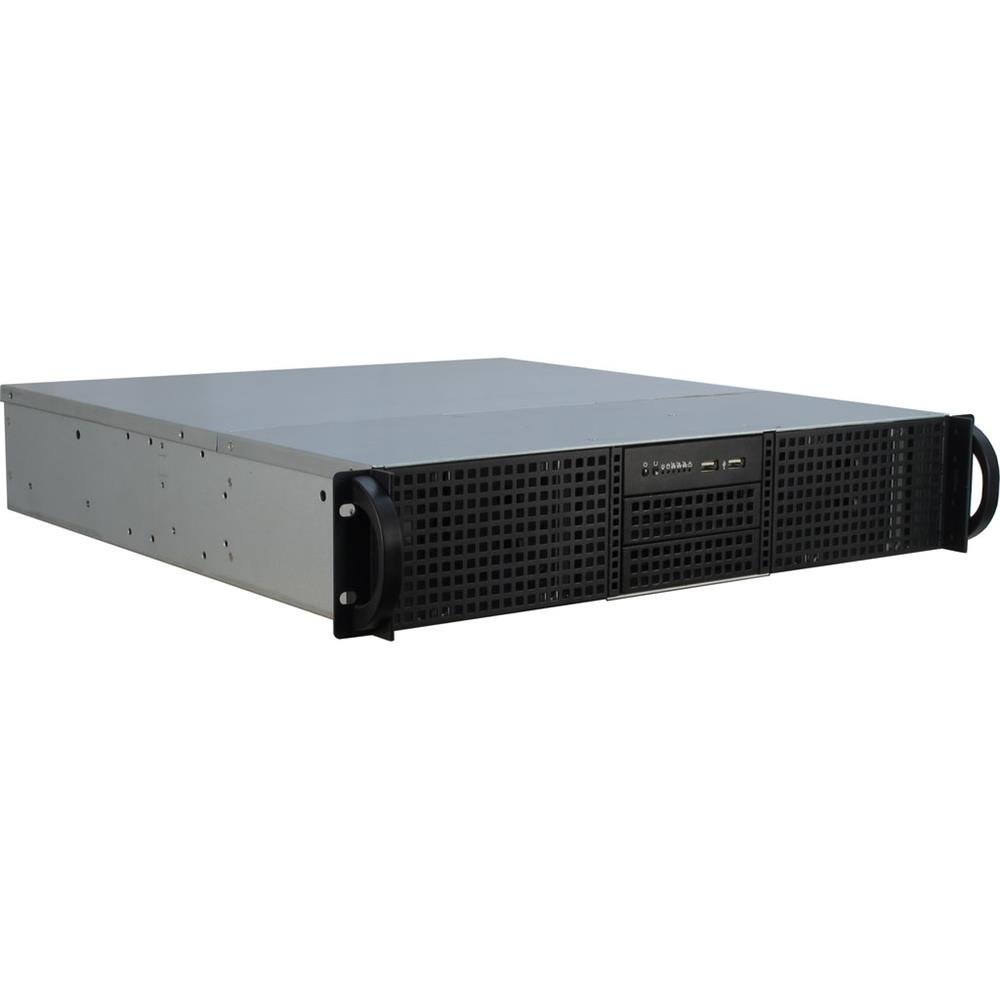 InteR-Tech Ipc 2U-20248 Supporto Nero (inteR-Tech Ipc 2U-20248 - RacK-Monterb)
