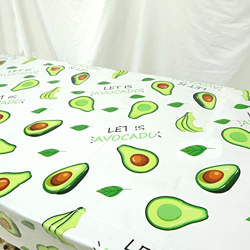 Pandecor Avocado Birthday Party Plastic Tablecloth,1 Piece Fruit Themed Party Favors Table Cover For Baby Shower And Birthday Party #TOP2
