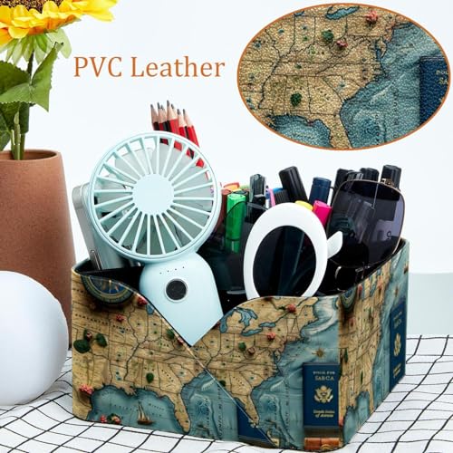 Boîte de rangement pour stylos organiseur bureau papeterie - 6