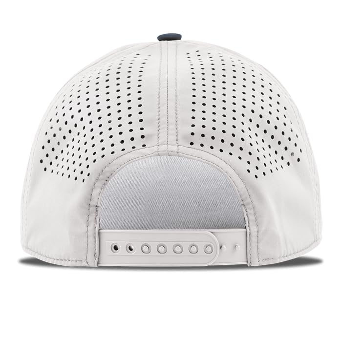 Image of Branded Bills Dad Script Hat for Men, Adjustable 5 Panel Rope Baseball Cap, Structured Snapback