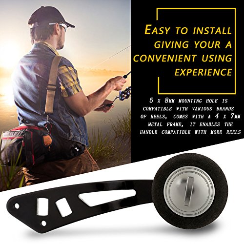 Keenso Metal Fishing Reel Handle Knob for Low Fishing Reels (Guncolor) - Fishing Reels & Repair Tools