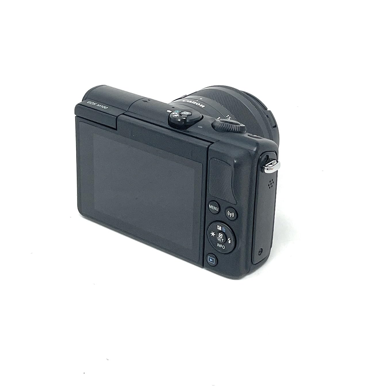Canon EOS M100 with EF-M 15 - 45 mm lens - Black: Amazon.co