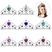 QIMEI-SHOP Niños Princesa Tiara 8 Piezas Corona Conjunto Dress up Accesorios para Niñas Cumpleaños Fiesta