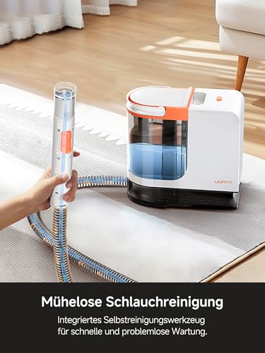 Uwant B300 Pro, Polsterreiniger Gerät, Teppichreiniger, 18000 Pa, Geeignet für die Reinigung von Sofas, Teppichen und Matratzen, 74 dB