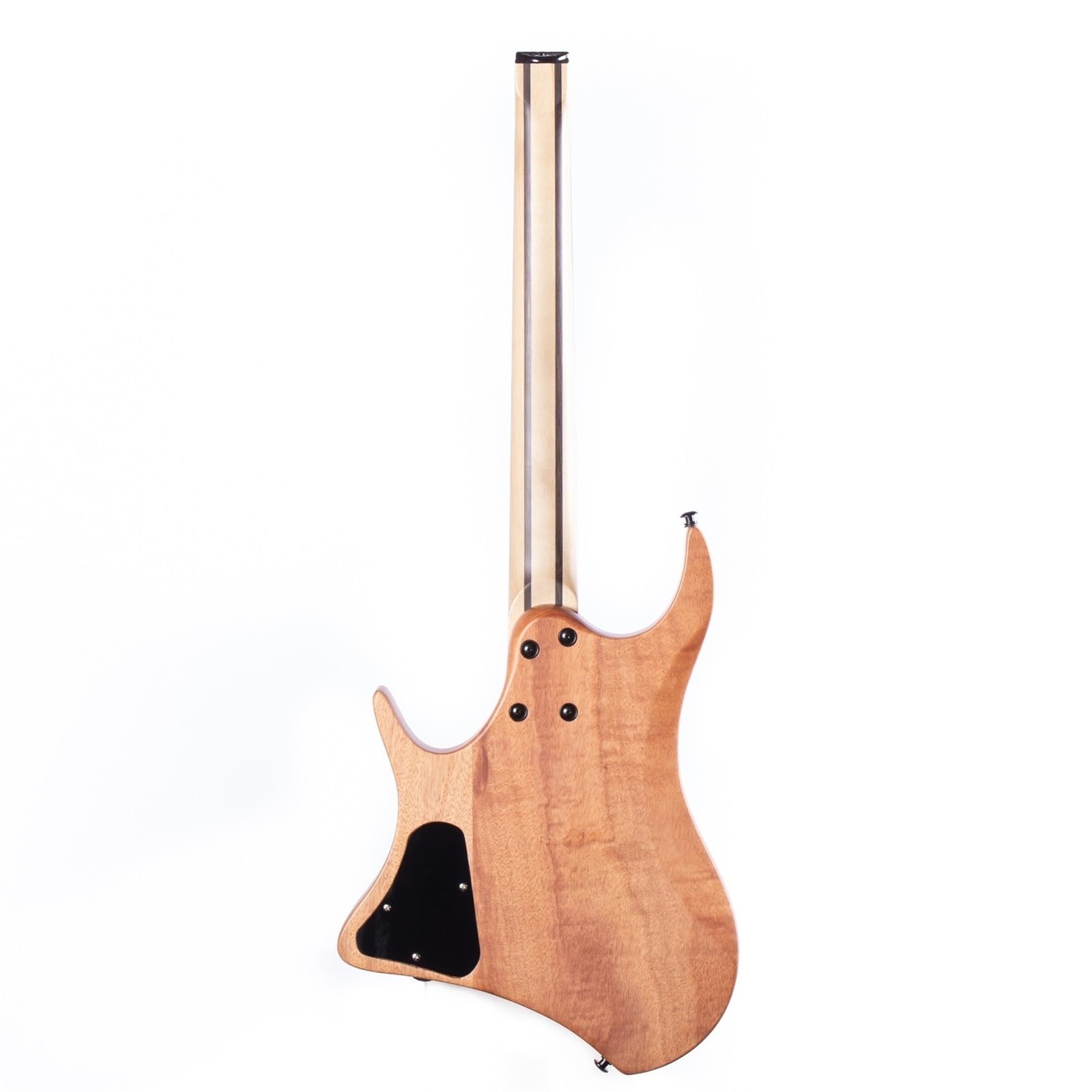 E-Gitarren-Starter-Set, 6 Saiten, 24 Bünde, Headless-Jazz-E-Gitarre, Schwarz