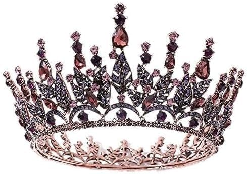 Biżuteria do włosów Tiary dla kobiet panny młodej kryształowy kryształowy koron Tiaras pałąk kobiet