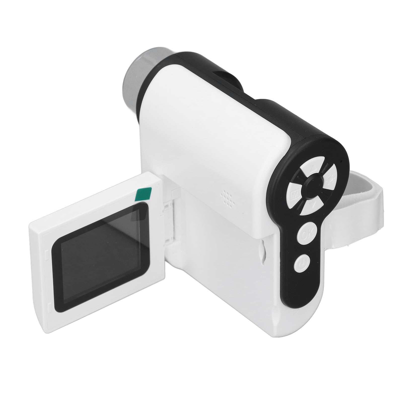 AMONIDA Microscopio per Bambini, Microscopio Digitale Portatile 1000X con Registrazione Video su Schermo a Colori da 2 Pollici, Ideale per l'esplorazione Scientifica (WHITE)