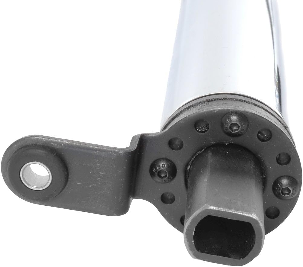 JEGS Universal Column Shift Tilt Steering Column | Chrome | 2� Tube | 32� Length | Includes 9-Hole GM Steering Wheel Adapter, Tilt, Turn Signal & Hazard Levers, and GM-Style Electrical Plug