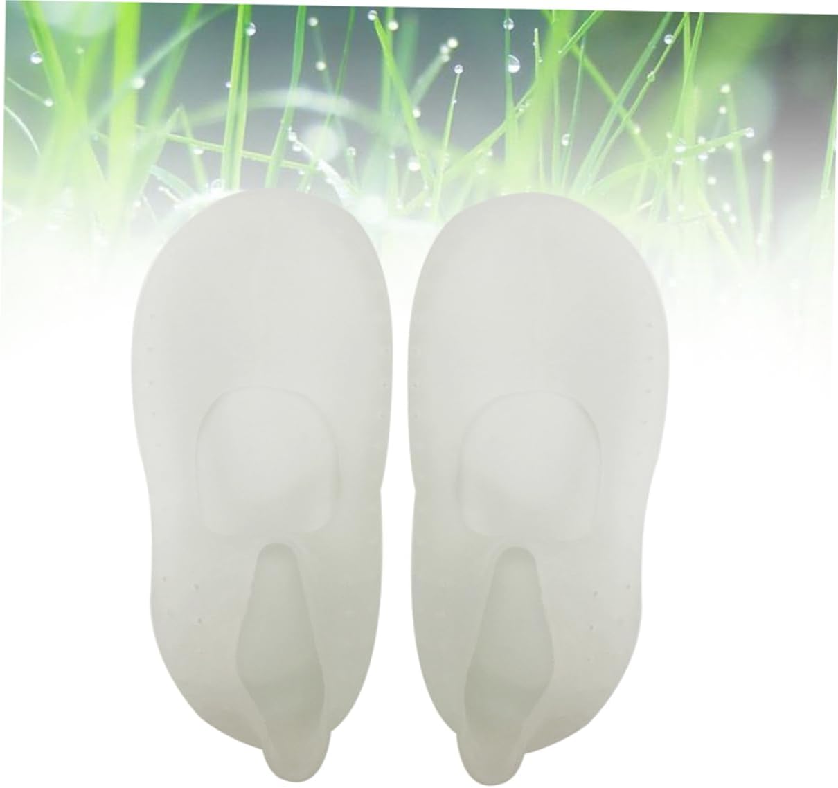 Ipetboom Silicone Moisturizing Boat Socks for Dry Cracked Feet and Heels -Cracking Breathable Gel Socks for Men and Women White Reusable and Washable Foot Care