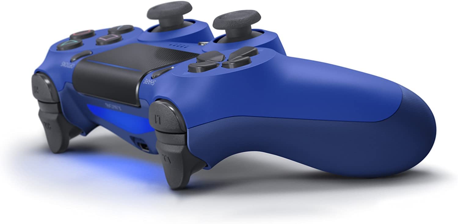Playstation Sony, Manette PS4 DUALSHOCK 4 Officielle, Accessoire 4, Sans Fil, Batterie Rechargeable, Bluetooth, Couleur : Bleu
