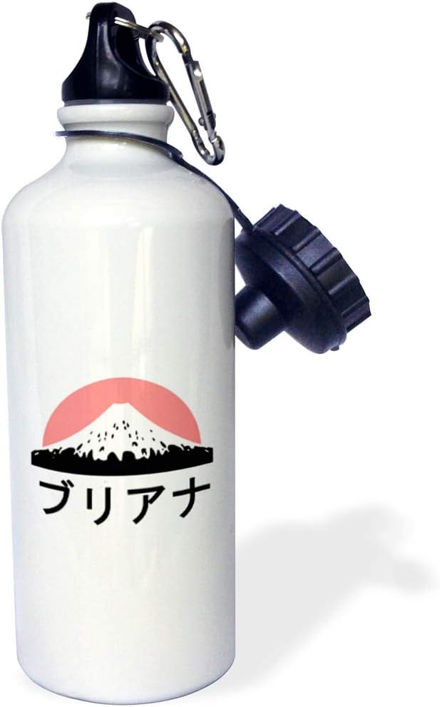 3dRose Brianna in Japanese letters - Water Bottle, 21oz (wb_320445_1)