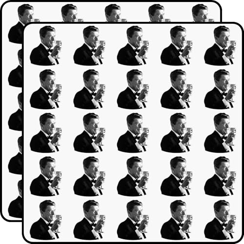 President Reagan Making A Toast Ronald Reagan Conservative Republican Political 50pcs 1' Vinyl...