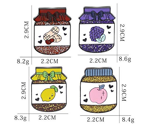 Wishing bottle of canned fruit brooches (2) image 4