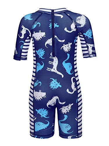 Cotrio Meninos roupa de banho de uma peça rash guard shirt conjunto de maiô para criança dinossauro