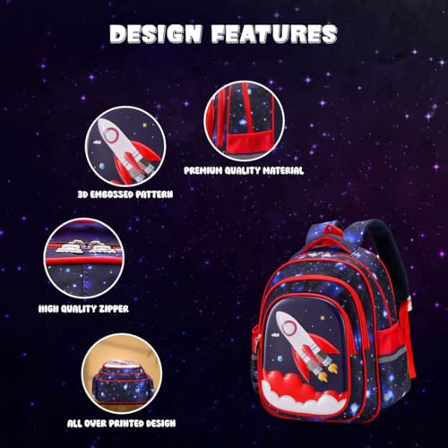 Image of Elios 3D Design Kids School Bag for Kids Age 3 to 6, Preschool Nursery and Grade 1 to 3 | Bags for Boys | Backpack for Girls | Picnic, Travel |Birthday, Diwali, Gifts for Kids