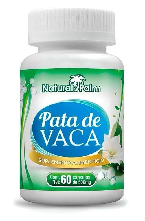Pata de vaca 60 capsulas de 500mg I Suplemento alimenticio I Cápsulas para 30 días o usos