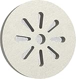 Incluye red antiinsectos Rejilla decorativa para ventilación y ventilación de exterior, redonda, 14 cm, efecto piedra, (EDG-09)