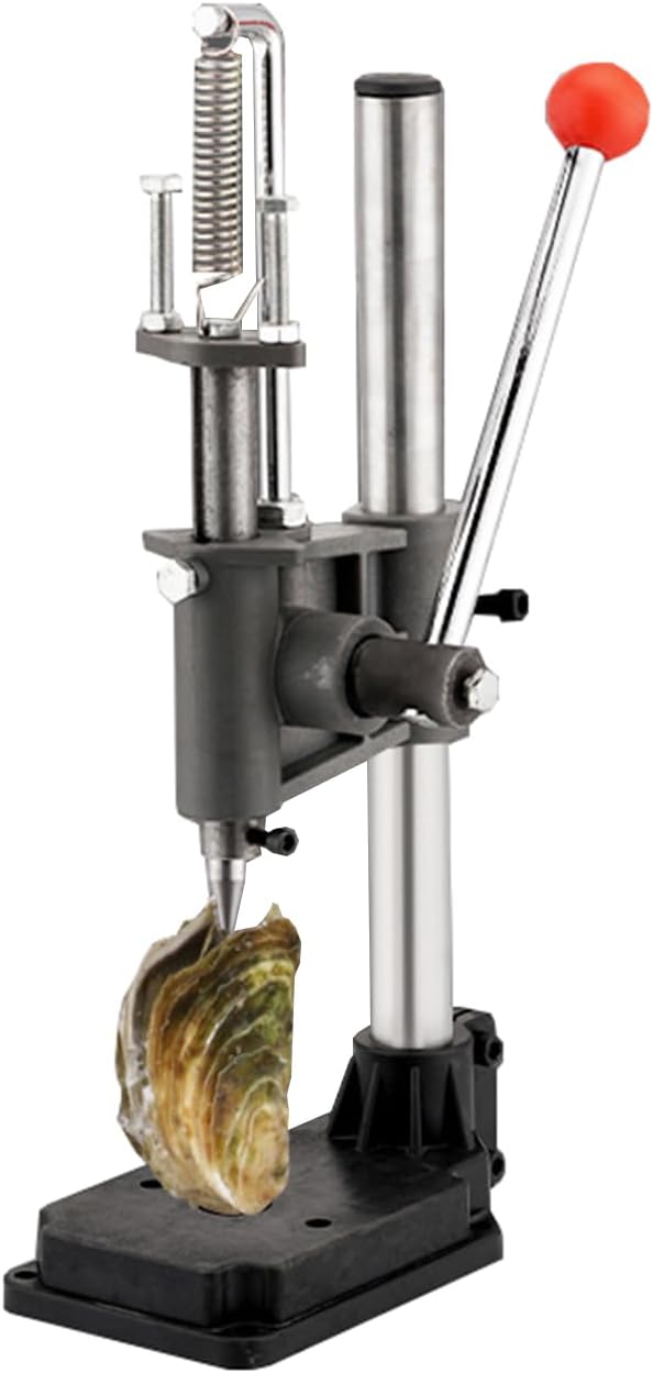 Oyster Clam Opener Machine All Metal Durable Height Adjustable Oyster Shuckers Tool Set Oyster Shell Opener Seafood Tools for Hotel Buffets And Homes And Gift,46cm