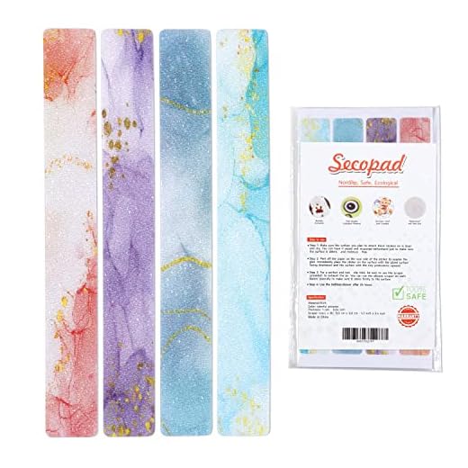 Secopad Anti Slip Colorful Shower Strips 24 PCS Bathtub Strips Adhesive Decals for  Bath Tub Shower Stairs Ladders