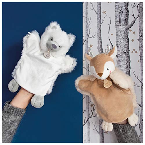 Doudou et Compagnie DC3620 Cuddly Toy Wolf 25 cm White, 10 x 23 x 25 centimètres - Image 2